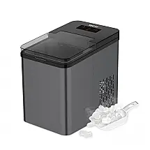 Máquina de Gelo Automática Portátil Produz até 11kg, 24H, Cor, 110v, VECYS VCIM IC1212CLASSIC BK, Preto