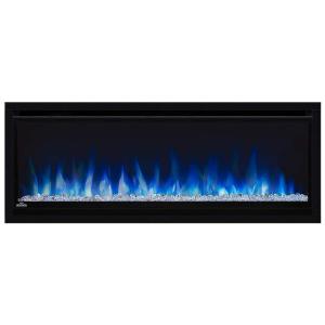 Lareira Elétrica de Embutir A40x127L, 110V 1500W, Napoleon Alluravision NEFL50CHS, Preta