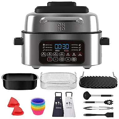 OHHO Panela Elétrica AirFryer com