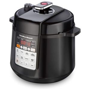 Panela de Pressão Elétrica, Capacidade 5.6L, 1200W, Aço Inoxidável, 110v, HAMILTON BEACH 34500, Prateado
