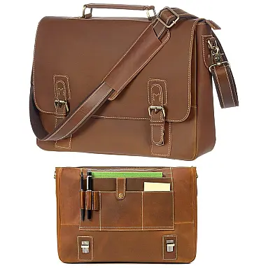 Bolsa, Pasta de Couro Masculina