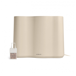 Umidificador Ultrassônico 25L com Autonomia da Bateria até 24H, Silencioso e Temporizador para Ambiantes até 55m², 110V, VITRUVI, Bege