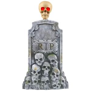 Lápide Animatronico com Sons e Movimentos para Decoração Interna de Halloween
