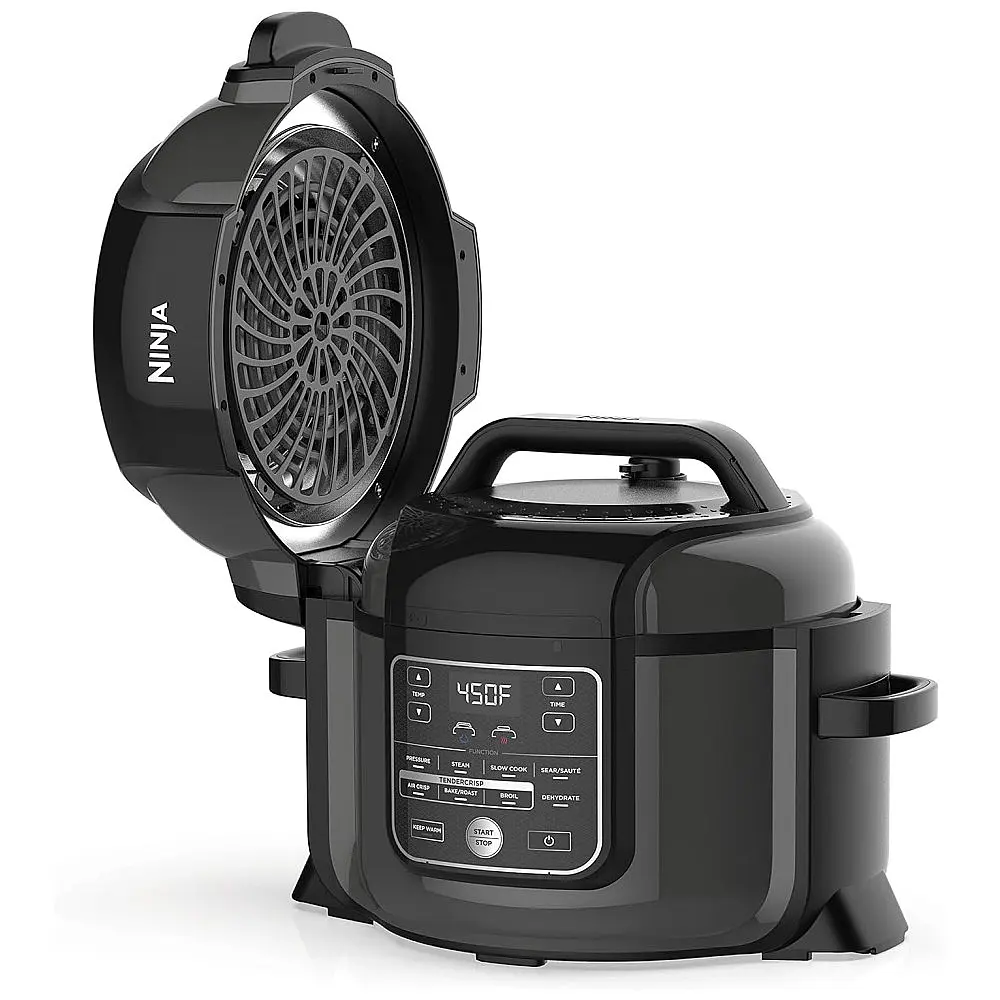Panela Pressão Elétrica 9 em 1 Programável 6.1 Litros, 110V 1460W, NINJA OP302, Preto