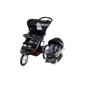 Carrinho de Bebê com Cadeira para Carro Baby Trend Corredor, Preto