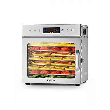 Desidratador de Alimentos VEVOR Prata