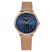 Relógio Stuhrling Classic Quartz Masculino 35mm Caixa 3,5cm Elegante e Preciso