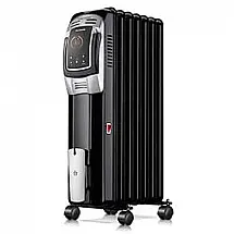 Homeleader Aquecedor Elétrico a Óleo Temporizador e Controle Remoto 3 Modos 1500W