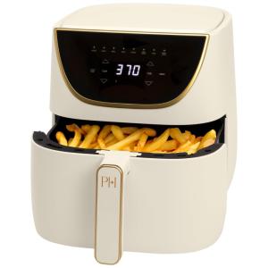 Fritadeira Elétrica Air Fryer 8 em 1, 5,6L com Cesto Antiaderente e Painel Digital, 110V 1700W, Paris Hilton