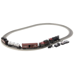 Conjunto de Trem Trenzinho Elétrico 18 Trilhos, LIONEL 683984, Preto