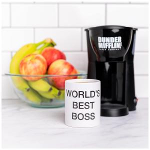 Máquina de Café com Tema The Office Dunder Mifflin e Incluí 1 Caneca de 350mL, 110V 1000W, Uncanny Brands