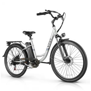 Bicicleta Elétrica Vivi, Modelo Cruiser, 26 Polegadas, 1000W de Pico, Velocidade de até 35km/h, Bateria Removível de 48V
