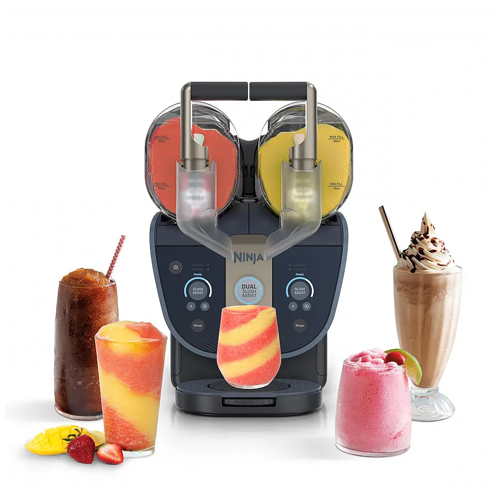 Máquina de Frozen Drink Ninja SLUSHi Twist Smart Dual SlushAssist FS701BL 44,5 cm (17,5") Profundidade