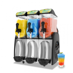 Máquina de Margarita Comercial 3 Tanques de 15L para Restaurantes e Festas em Casa - GSEICE