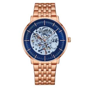 Relógio Masculino Stuhrling Esqueleto 3994T Automático 42mm, Dourado