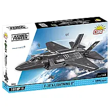 Kit de Construção Caça F 35 A Lightning II das Forças das com 580 Peças, COBI, Preto