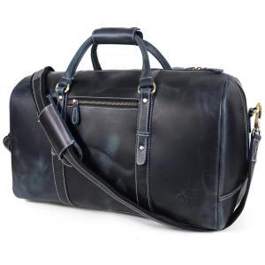 Aaron Bolsa de Viagem Masculina Clássica de Couro , Marrom