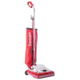 Aspirador de Pó Profissional 6L com Rolo de Escova e Sistema de Liberação do Saco com Clipe de Metal, 110V, Sanitaire SC888N