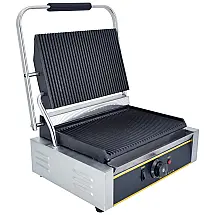 Sanduicheira Antiaderente, Aço Inoxidável até 6 Porções, 2200W, 110v, TAIMIKO, Prateado