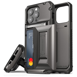 VRS DESIGN 910229 Capinha Compatível com iPhone 13 pro Max a Prova dÁgua com Vidro Temperado, Preto