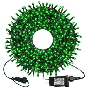 Pisca Pisca 300 LED 30 Metros a Prova dÁgua com 8 Modos para Halloween e Natal, Laranja