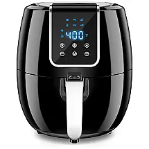 Fritadeira Elétrica Air Fryer 7L, com Painel de Controle Digital, 1700W, 110v, ICONITESUE, Preto