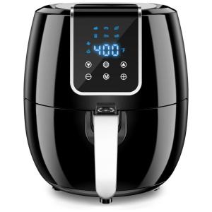 Fritadeira Elétrica Air Fryer 7L, com Painel de Controle Digital, 1700W, 110v, ICONITESUE, Preto