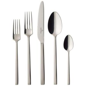 Conjunto de Talheres, Charme e Elegância para Sua Casa com 20 Peças e Material de Aço Inoxidável, Villeroy & Boch, Prata