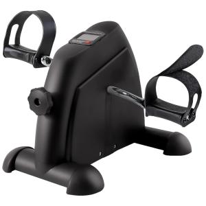 Mini Bicicleta Ergométrica Ideal Para Idosos e Treino de Braço, Perna com Painel Digital, TABEKE, Preto
