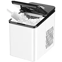 SOOPYK Máquina de Gelo Automática Portátil até 12 kg de Gelo em 24h, 110V, Prata