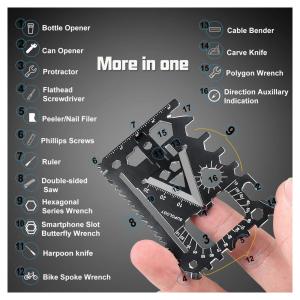 SUPOLOGIA kit de Sobrevivência, Emergência para Acampamento, 12 Peças