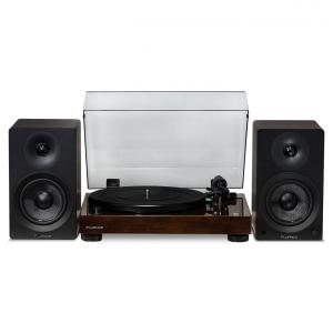 Vitrola Toca Discos Retrô com Pré Amplificador e Alto Falantes, 90W, 110v, FLUANCE RT81AI41B, Preto