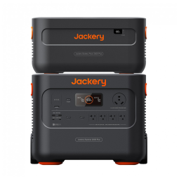 Kit de Energia Portátil Explorer 4000 com Gerador Solar Portátil E2000 Plus e Bateria Extra LiFePO4 de 4085 Wh, 110V 3000W, Jackery