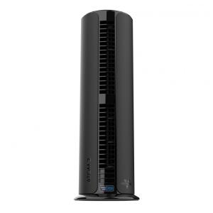 Ventilador de Torre Oscilante Compacto com Controle de Voz Alexa 110V Vornado ATOM 2 AE, Preto