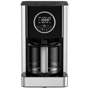 Cafeteira Elétrica Programável com Controle Digital e Jarra de Vidro, 110v, AIRYOYO, Preto