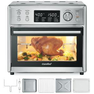 Forno Elétrico de Bancada 12 em 1 com 26 Litros de Capacidade e Função AirFyer, 110V 1600W, COMFEE