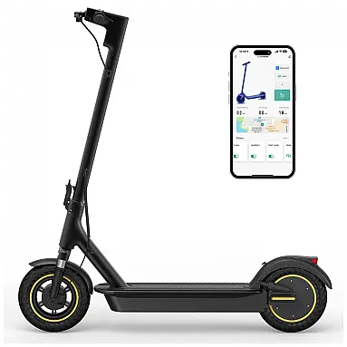 Patinete Elétrico MAXSHOT Preto/Amarelo Motor