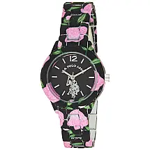 Relógio Feminino Analógico An de Qartzo Model C40103, U.S. POLO ASSN. Sport, Preto