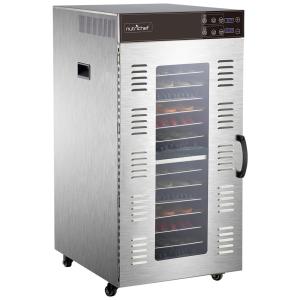 Desidratador de Alimentos com 20 Bandejas, 2000W, 110v, NUTRICHEF NCFD20S, Prateado