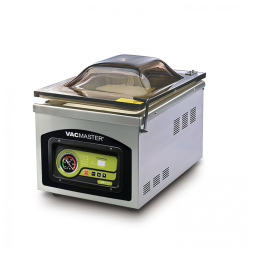 Seladora a Vácuo Automática Profissional para Alimentos Secos e Úmidos em Aço Inoxidável, 110V 210W, VacMaster VP210, Prata