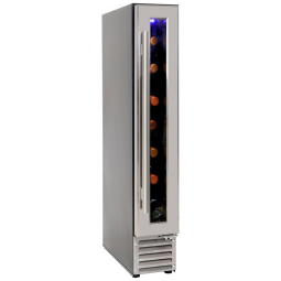 Koolatron Wine Fridge: Adega de Vinhos Embutida de 7 Garrafas, 18L, Aço Inoxidável