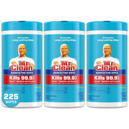 Lenços Desinfetantes Sanitizantes, Cítricos, Pacote com 3 Un, Mr. Clean,