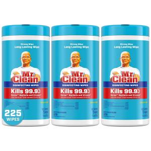 Lenços Desinfetantes Sanitizantes, Cítricos, Pacote com 3 Un, Mr. Clean,