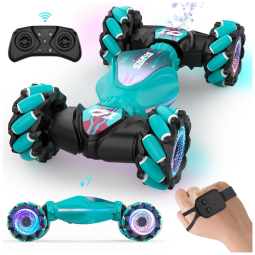 Mini Carro de Acrobacias Controlado por Movimentos SAUFTTI, para Crianças de 6 a 12 anos, com Controle Remoto