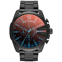 Relógio Masculino Mega Chief Cronógrafo de Aço Inoxidável, DIESEL DZ4318, Preto