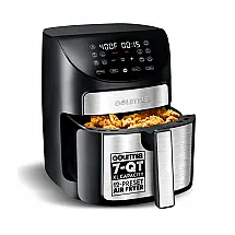 Fritadeira Elétrica AirFryer 7L de Capacidade e Painel de Controle Digital, 1500W, 110v, GOURMIA GAF798, Preto