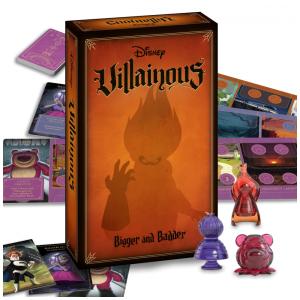 Jogo de Tabuleiro Estratégico Ravensburger Disney Villainous Bigger and Badder - Novos Vilões da Pixar - Aventure-se com Syndrome