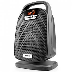 Aquecedor Eletrico OPOLAR 1500W aquecimento rápido temporizador, portátil 110V