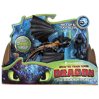 DreamWorks Dragons, Toothless e Hiccup,