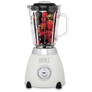 Rae Dunn Liquidificador de Bancada 1.5L com 2 Velocidades, 500W, 110V, Branco